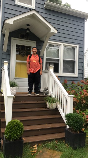 Aaron Balkaran is excited for his first day of seventh grade at Bellport Middle School. He is looking forward to vacation, as well as to seeing old friends and making new ones this year.